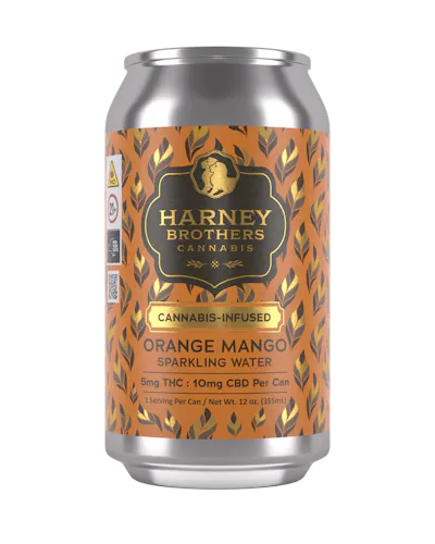 Orange Mango Sparkling Water – Single 12oz (5mg)-active