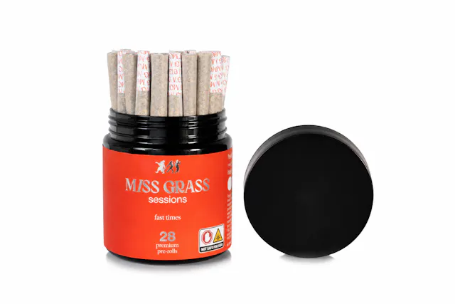 Miss Grass Pre-Roll Pack Fast Times Papaya Candy 28pk/14g (sativa, packs)