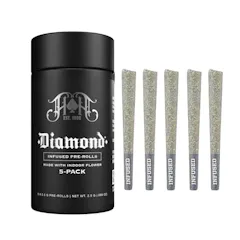 HEAVY HITTERS | SLURRICANE | 5 X .5 GRAM DIAMOND INFUSED PRE-ROLLS