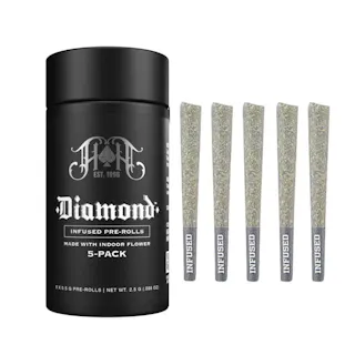 HEAVY HITTERS | SLURRICANE | 5 X .5 GRAM DIAMOND INFUSED PRE-ROLLS