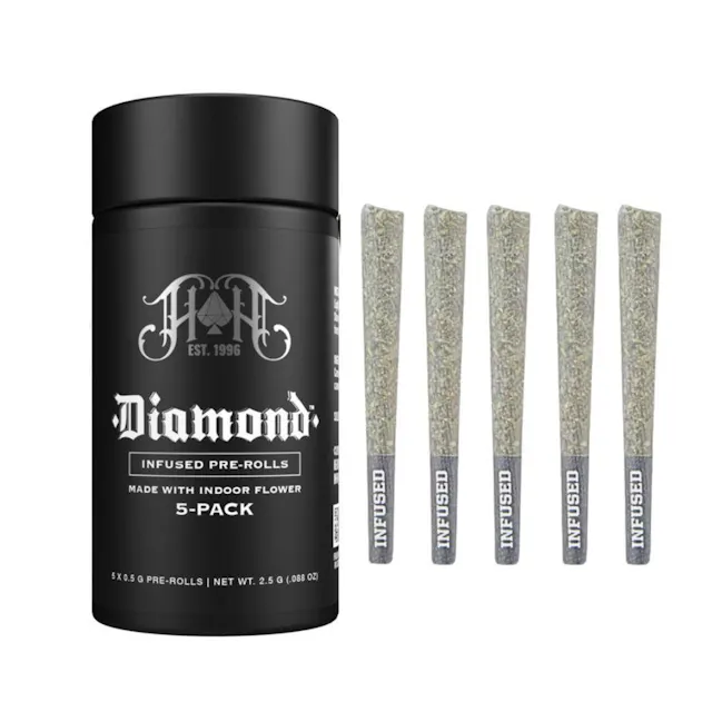 Heavy Hitters HEAVY HITTERS | SLURRICANE | 5 X .5 GRAM DIAMOND INFUSED PRE-ROLLS