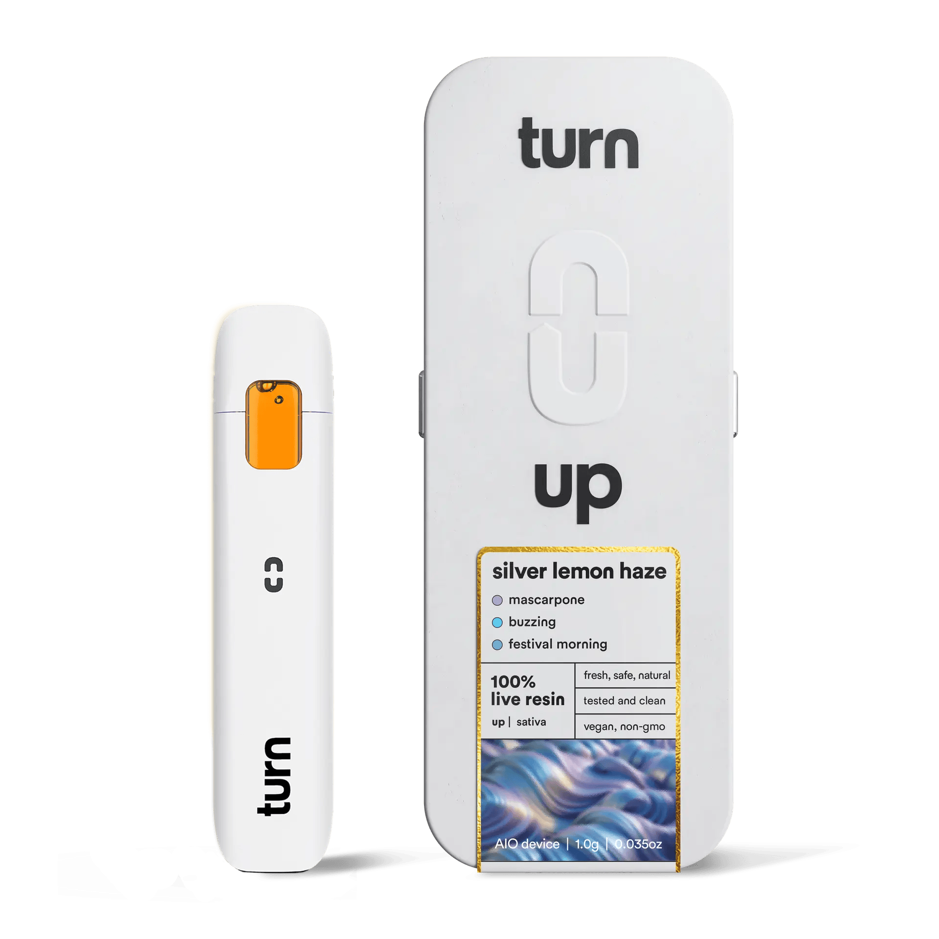 Turn Silver Lemon Haze Live Resin Disposable