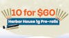 10 for $60 - Harbor House Pre-rolls
