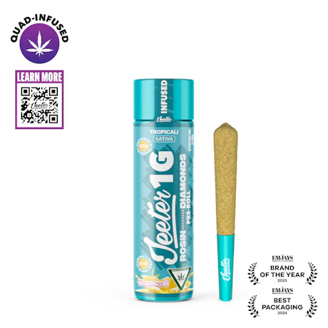 Jeeter - 1g Quad Infused Preroll - Tropicali - product image at King of Budz