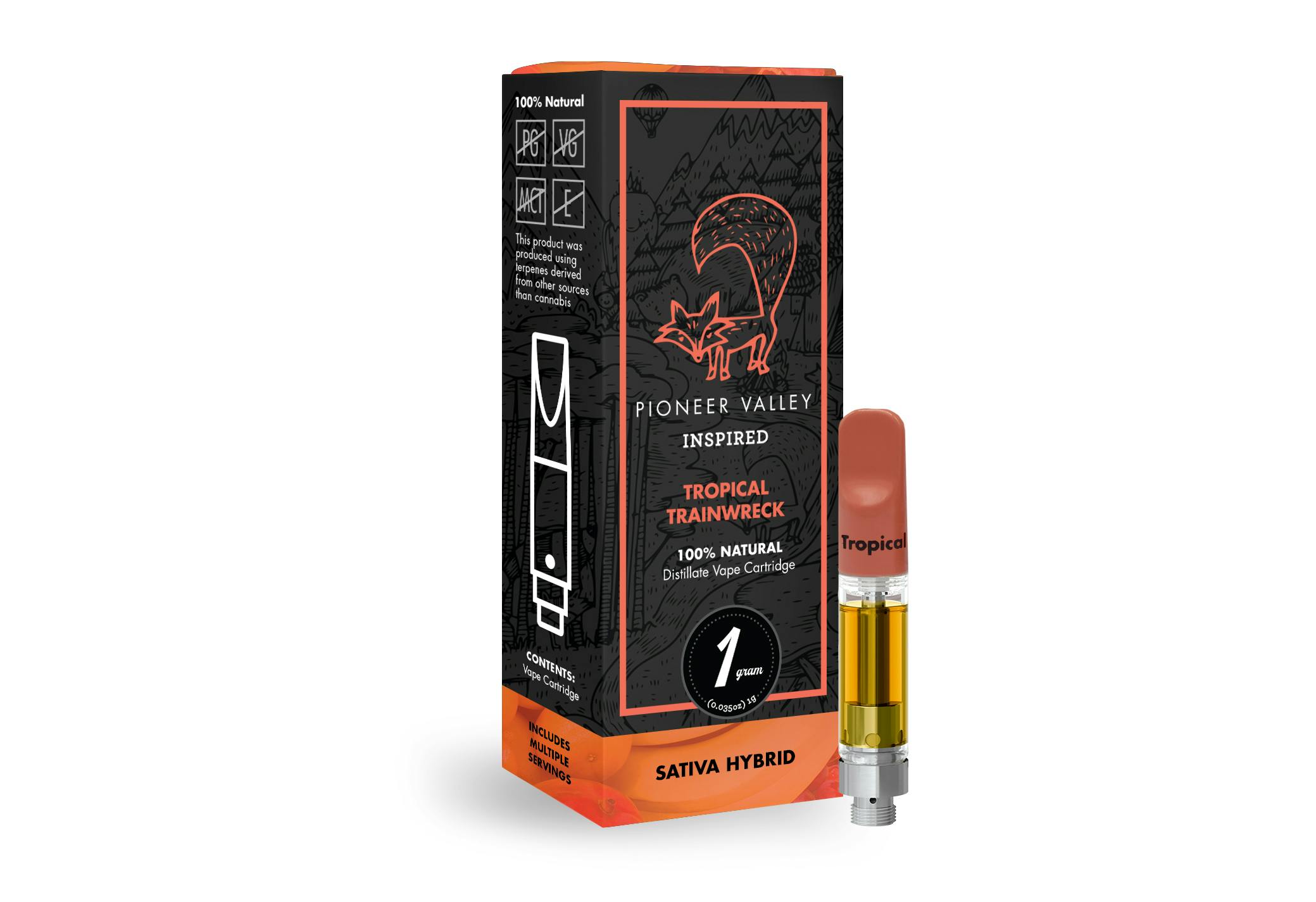 Pioneer Valley Tropical Trainwreck | 1g Cartridge For Sale - Redi ...