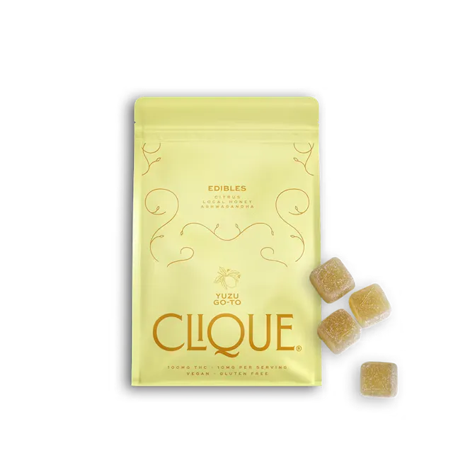 Clique Gummies Yuzu Go To 10pk/100mg (hybrid, 2.8g)