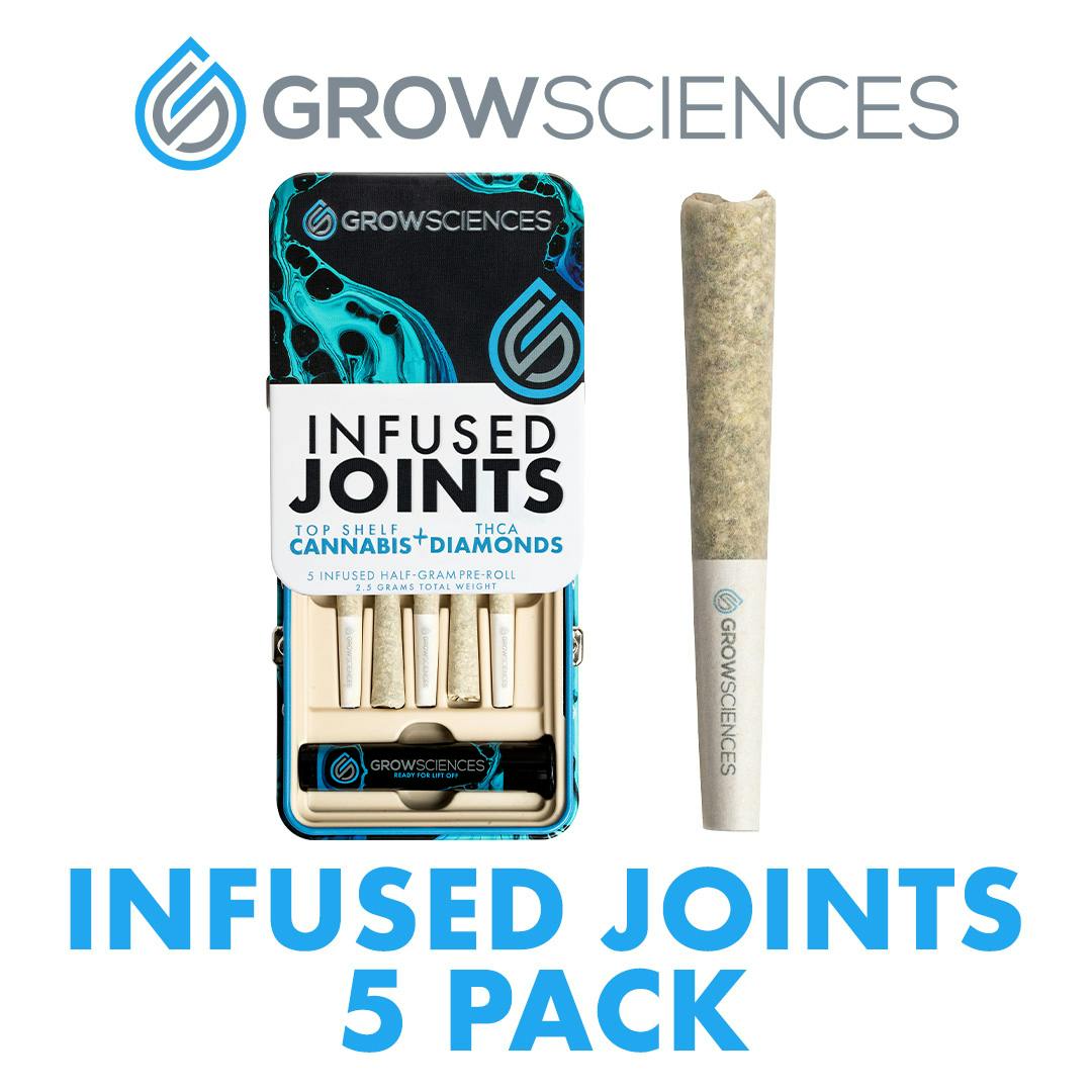 Grow Sciences 2.5g Infused Pre-Roll 5pk - Z Cubed