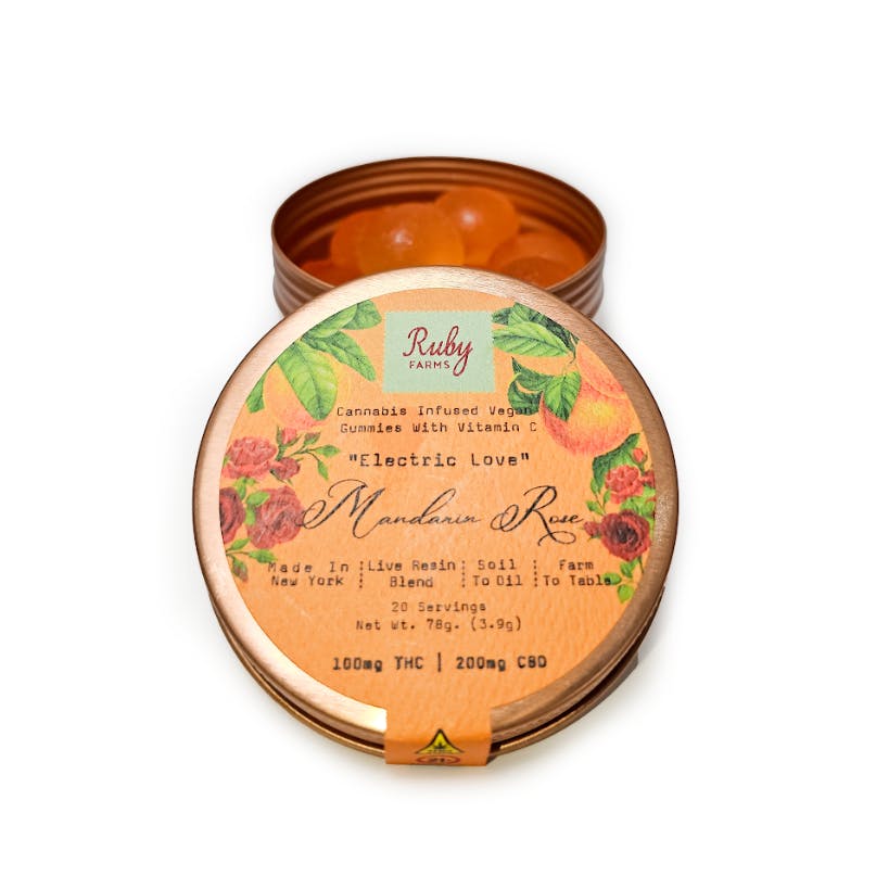 Ruby Farms | Mandarin Rose 'Electric Love' | Live Resin Gummies