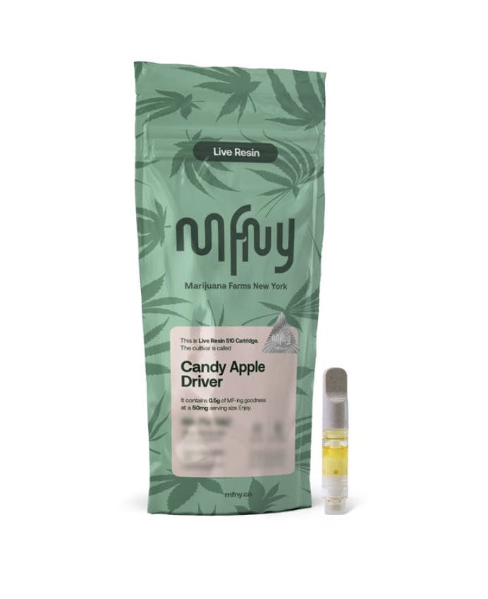 Cart | MFNY| Live Resin 510 Cart | Candy Apple Driver | .5g