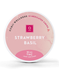 Strawberry Basil Fruit Chews [10pk] (100mg THC)
