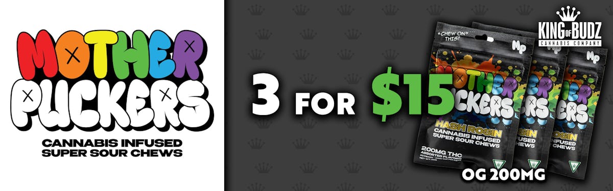 Mother Puckers OG 200mg Edibles