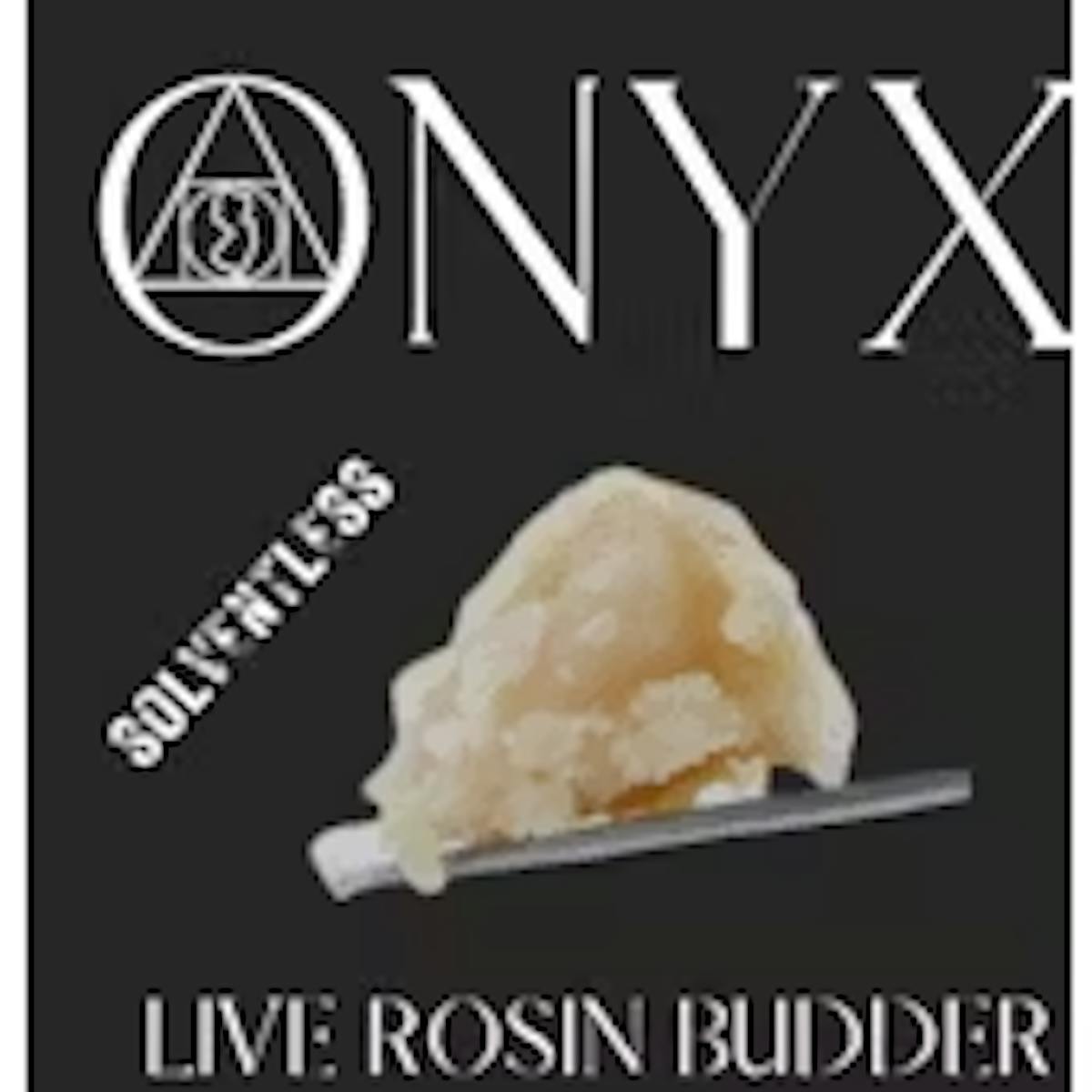 Photo of Onyx Jersey Devil #9 Live Rosin Budder – 1g