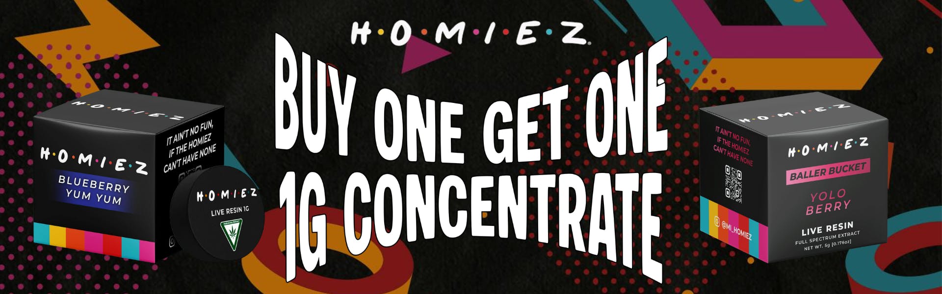 Homiez 1g Live Resin B1G1