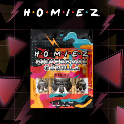 Homiez - 28-Pack 1g Prerolls - Silverback Gorilla - PRE_ROLLS by HOMIEZ at King of Budz