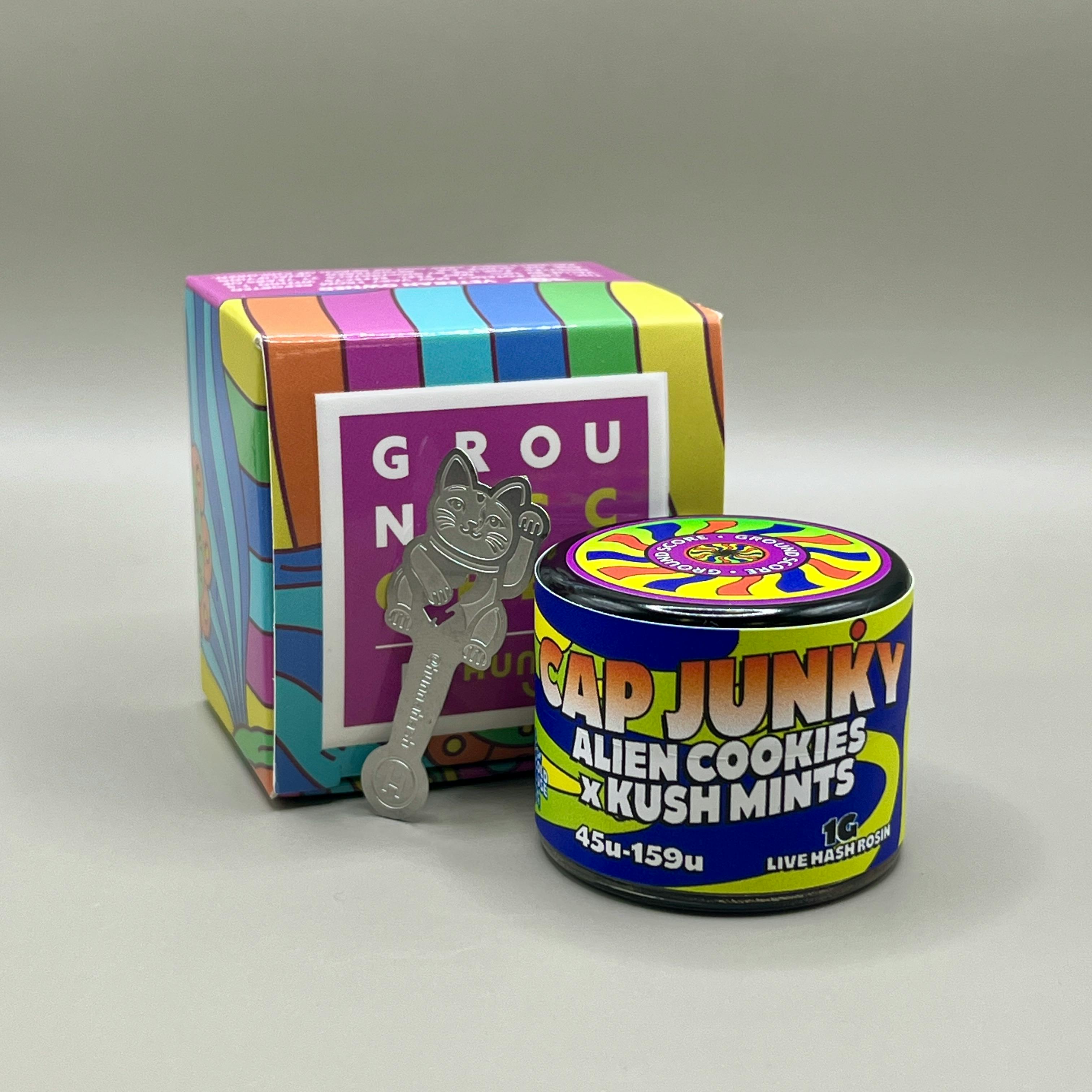 Hunna - 1g Live Hash Rosin Ground Score - Cap Junky