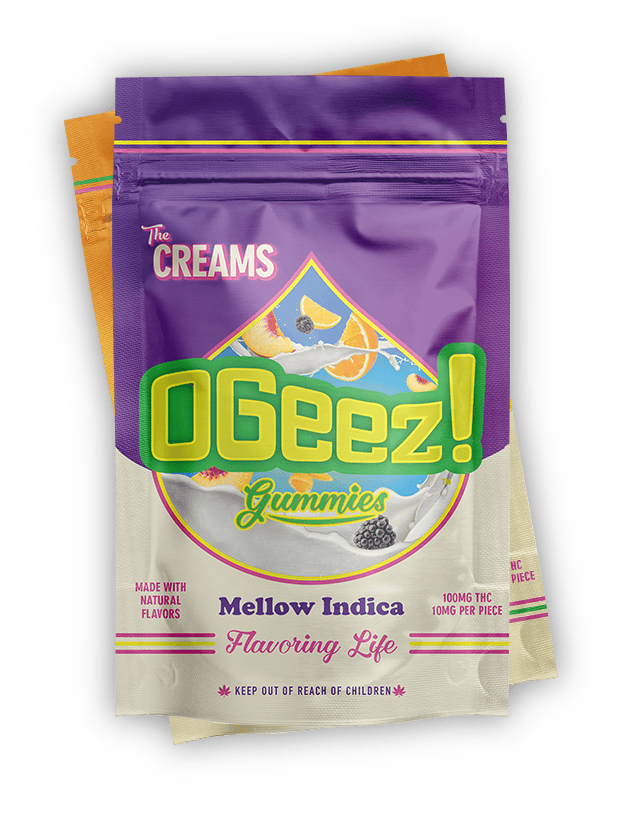Product HDC OGeez! Gummies - The Creams Mellow Indica 100mg (10pk)