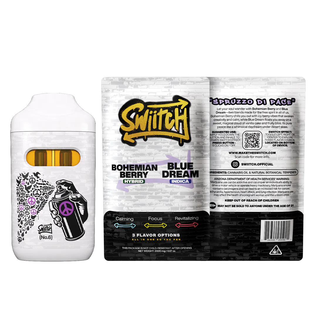 Swiitch Spruzzo Di Pace Disposable | Earth's Healing (North)