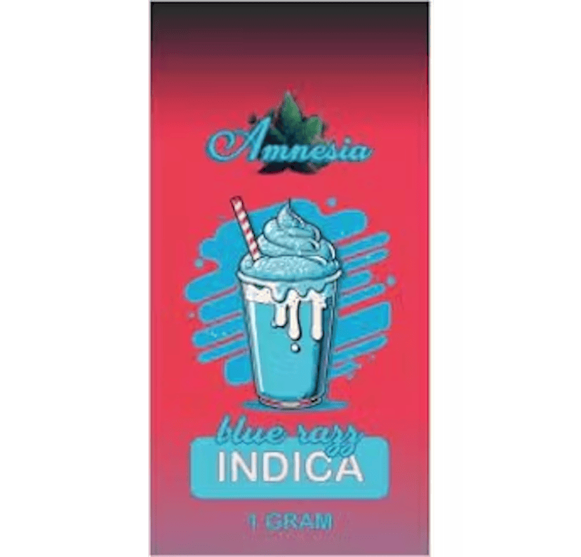 Amnesia Cartridge | Blue Razz (Indica)
