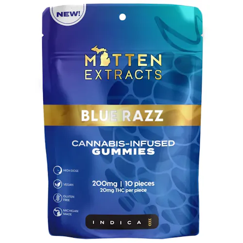 Blue Razz Fruit Chews | 200MG-1