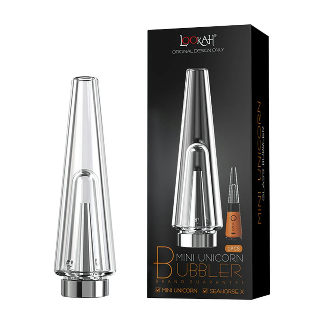 Lookah - Mini Unicorn Bubbler - **CLEAR**