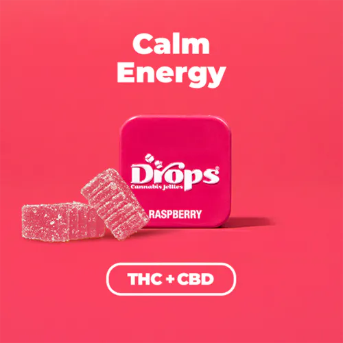Raspberry 2-Piece [Calm Energy] (2:1) | 100mg-active