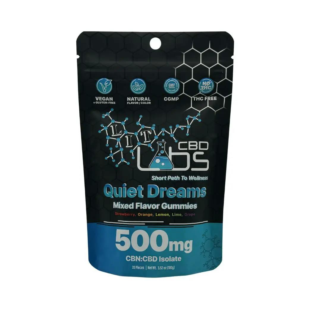 Lit Labs - 500mg CBN:CBD Isolate Gummies - Quiet Dreams