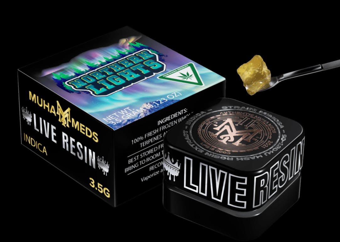 Product: Muha Meds | 3.5G Live Resin - Northern Lights