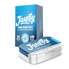 Sour Blue Razz Gummies | Live Rosin | 100mg | 10pk