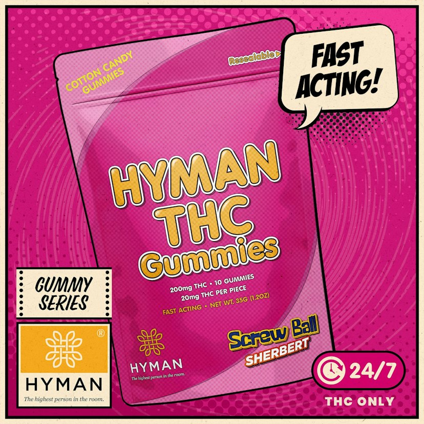 Hyman - Screwball Sherbert 200mg Fast Acting