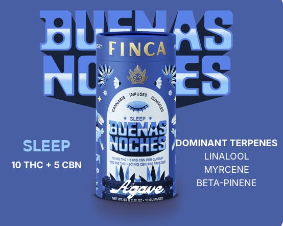 NY Finca | Gummies 10pk | Buenas Noches Agave | Sleep