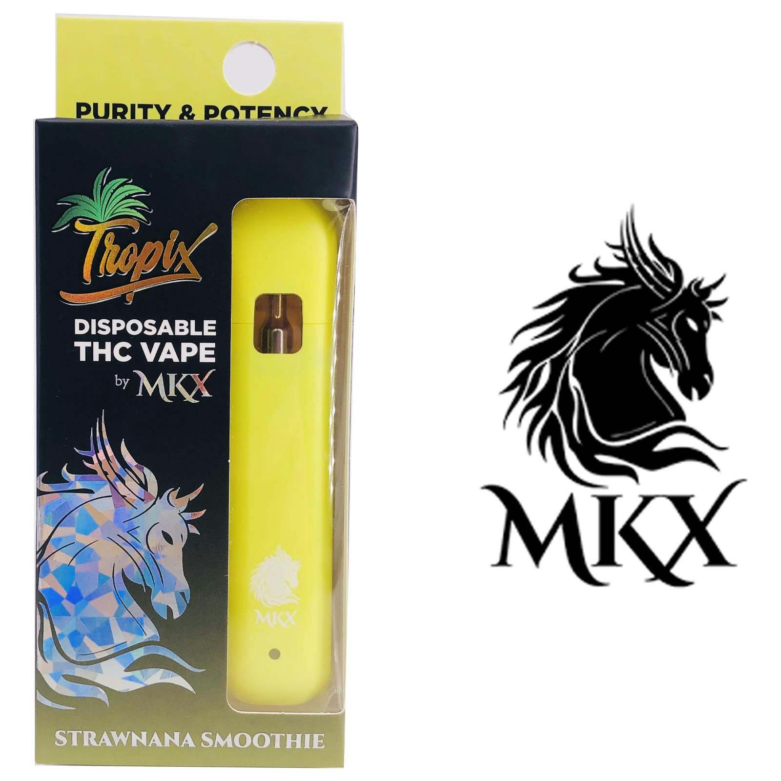 ガチャピン美品V8SV10スティック&ハンディ28分45秒稼働　MAX4分 MKX TROPIX STRAWNANA SMOOTHIE 1G DISPOSABLE VAPE REC - Exclusive