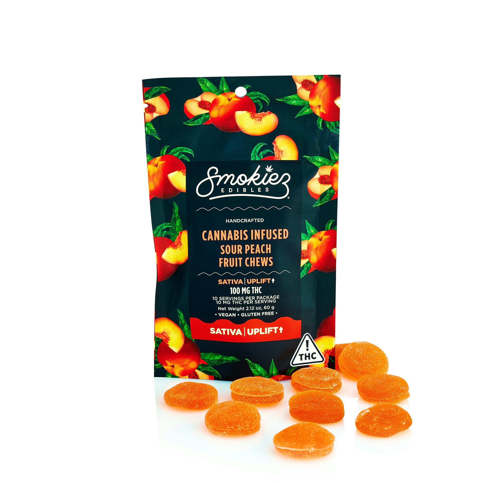 Smokiez - Gummies - Sour Peach (S) (100mg)