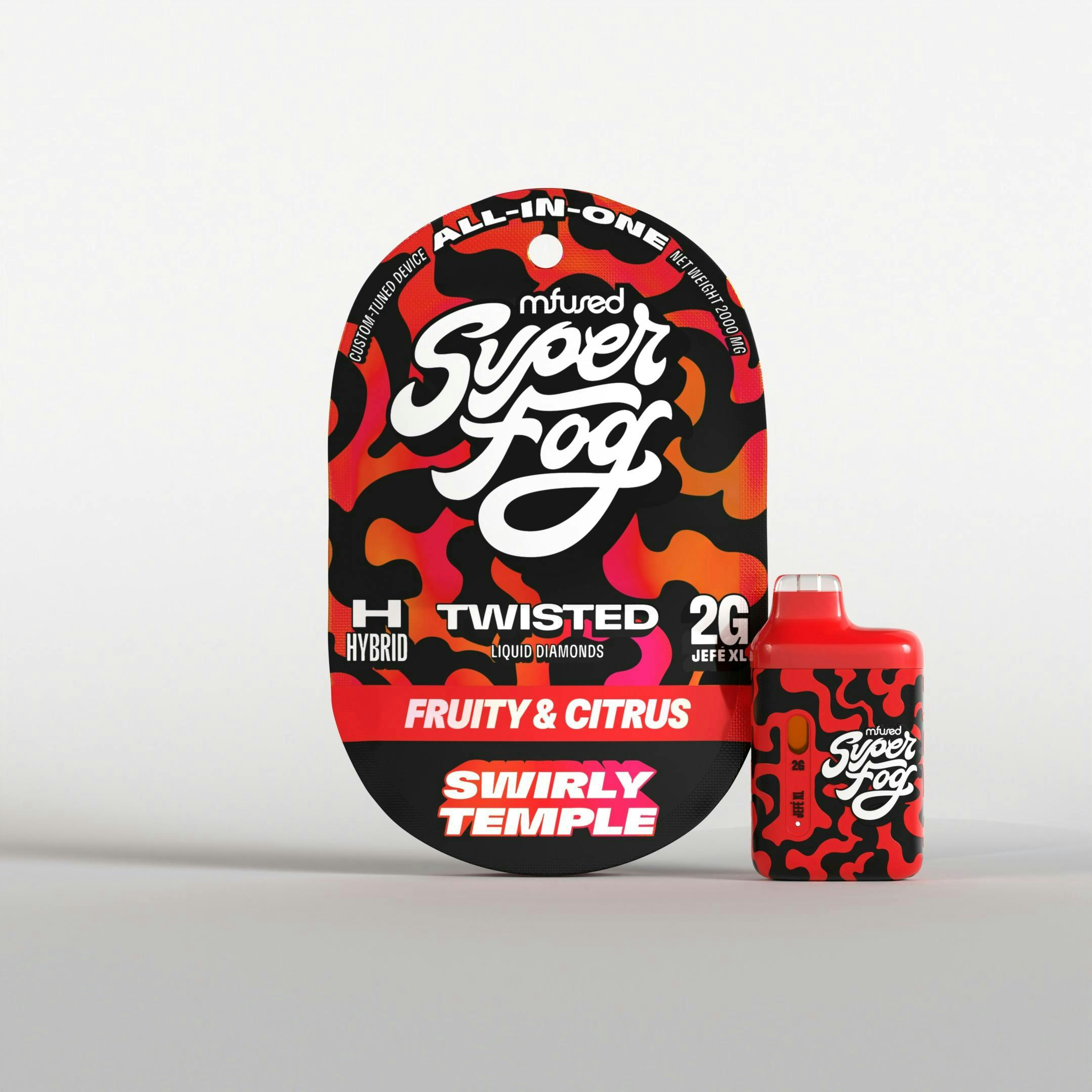 Super Fog | Swirly Temple | Twisted Jefe XL | 2g