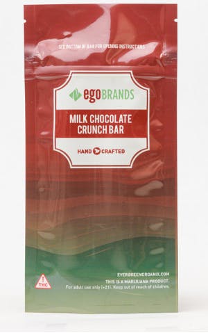 EGO Brands - Milk Chocolate Crunch Bar (H) (100mg)