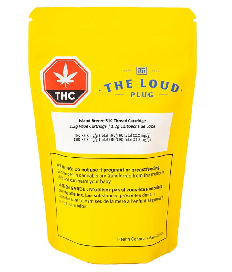 The Loud Plug Island Breeze 510 Vape Cartridge - 1.2g