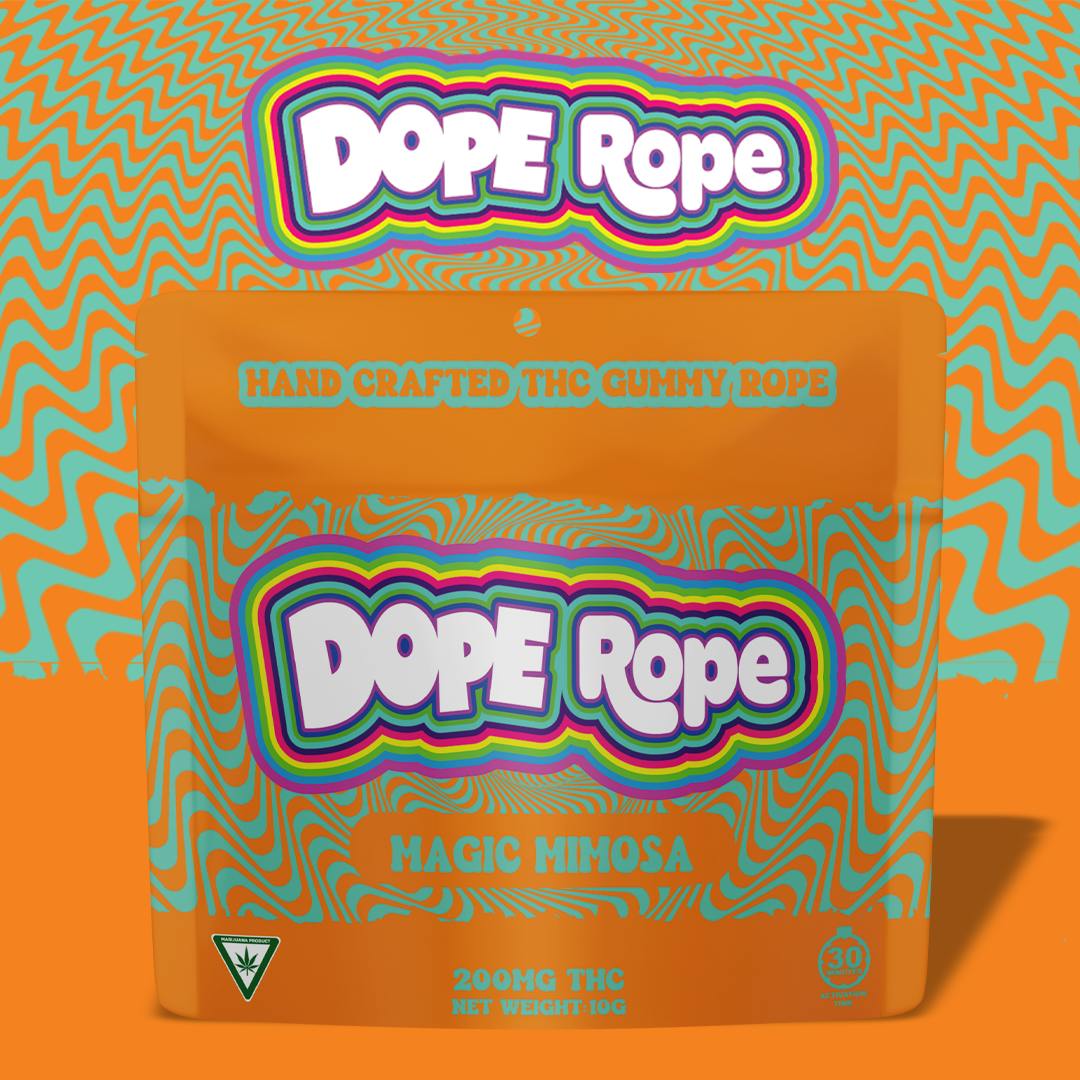 Dope Rope - 200mg Gummies - Magic Mimosa