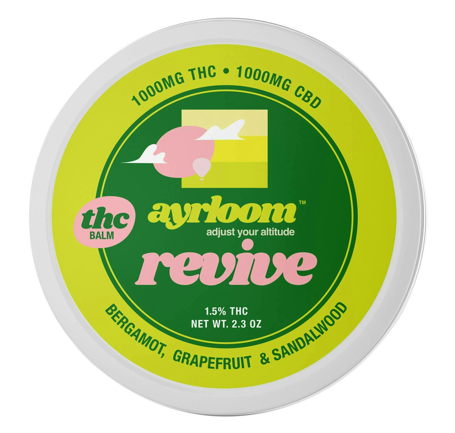 Ayrloom | Revive 1:1 Topical | 1000MG THC : 1000MG CBD-1