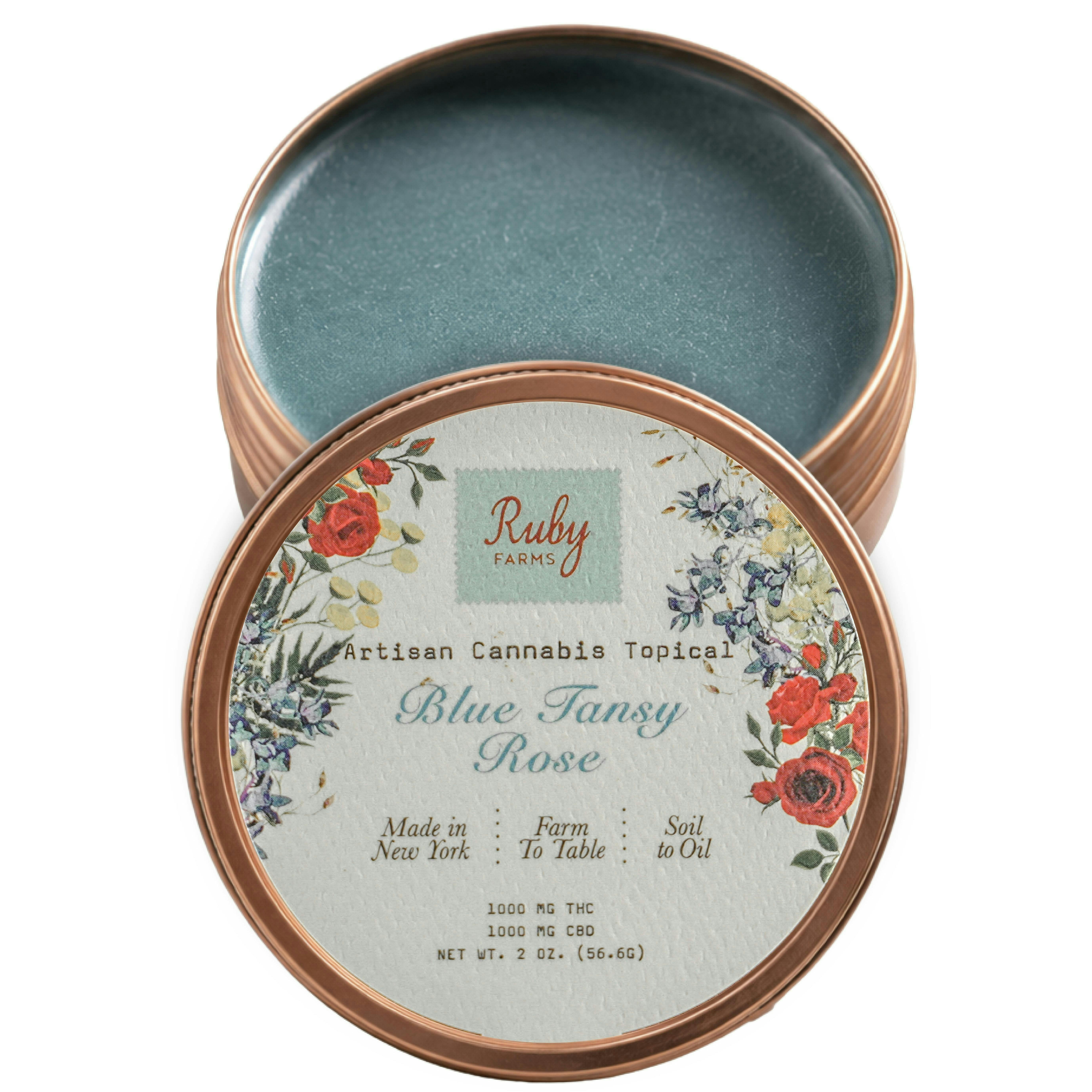 Ruby Farms | Blue Tansy Rose Balm | 1000mg