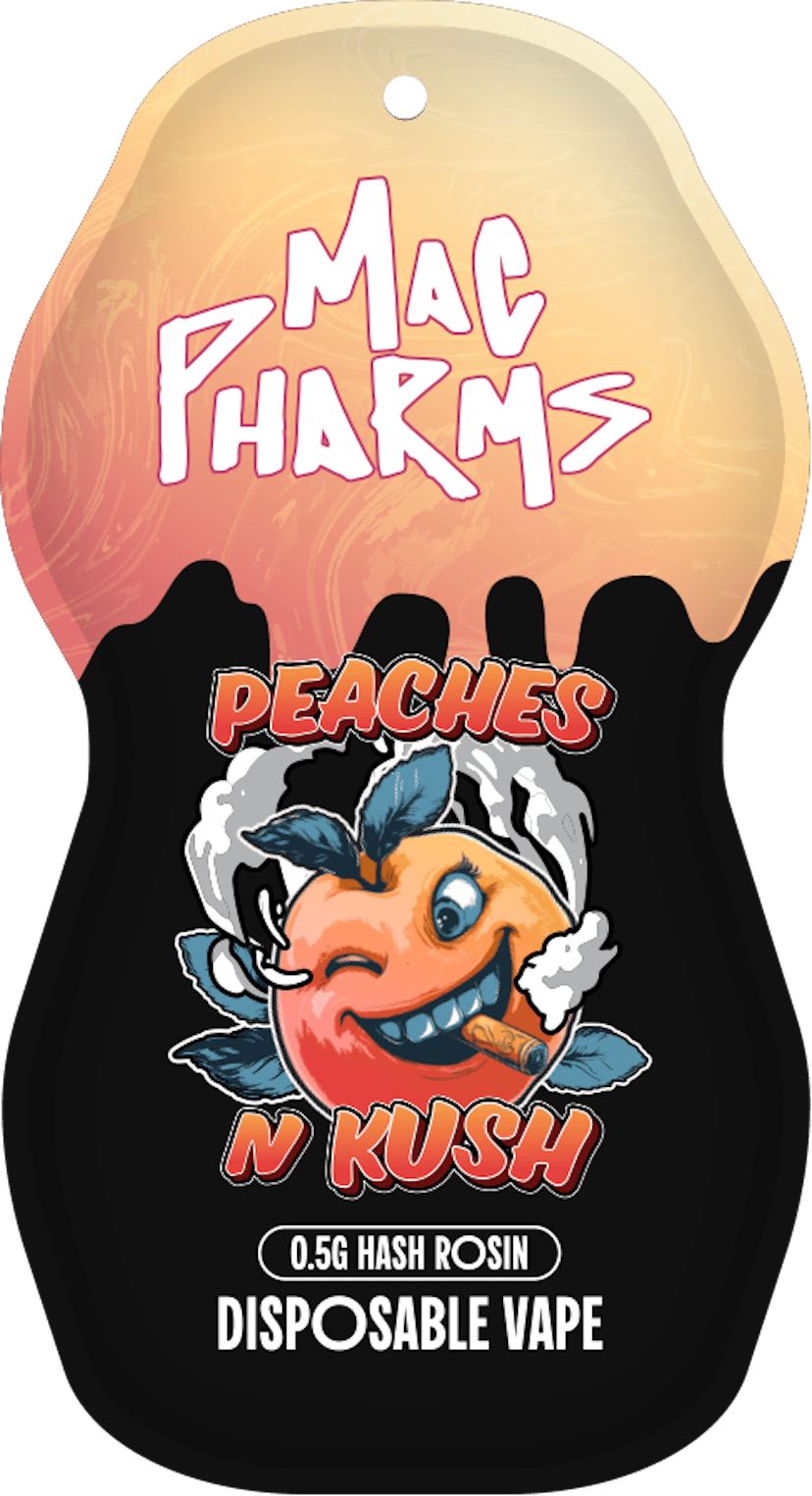 Mac Pharms Hash Rosin Disposable | Peaches N' Cream