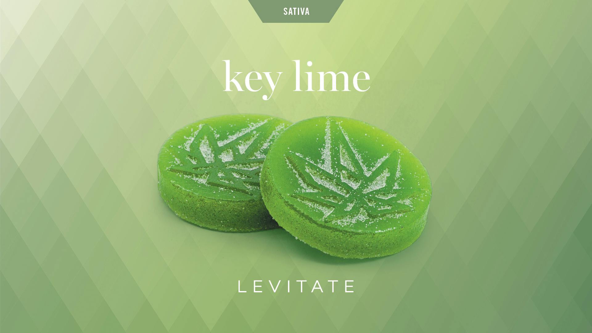 AU Levitate Key Lime 4x50mg Sativa Gummies North Coast Provisions