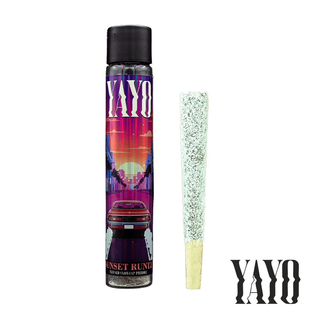 YaYo - Snowcap Infused Preroll - - **SUNSET RUNTZ** (4/$20)