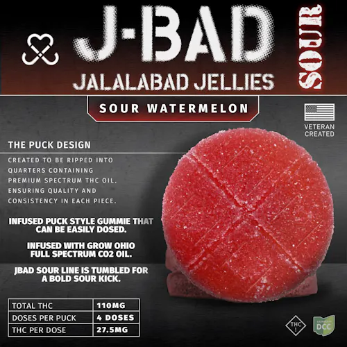 Butterfly Effect | JBAD Field Pack (4ct) | Sour Watermelon | 110mg-active