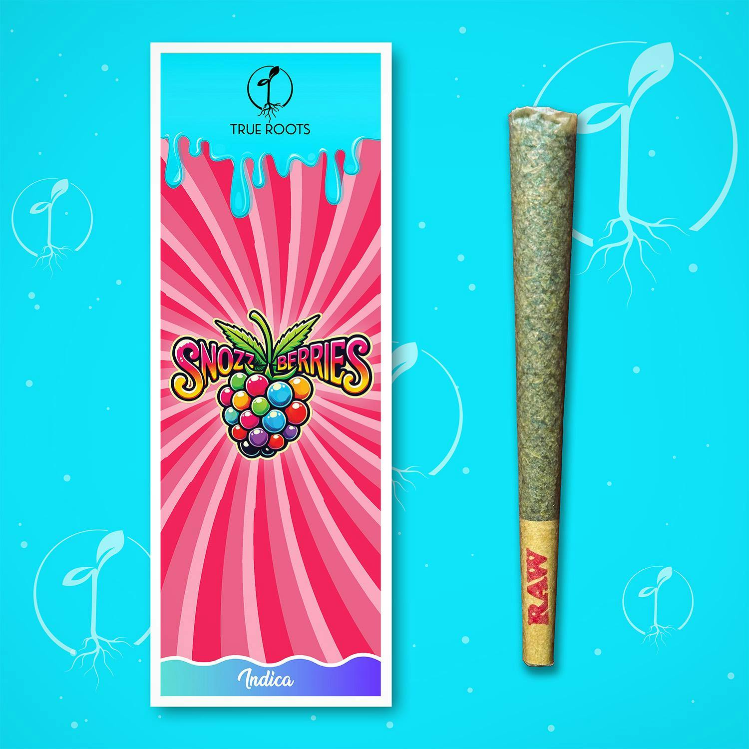 True Roots Preroll | Kiefy Cone Snozzeberries