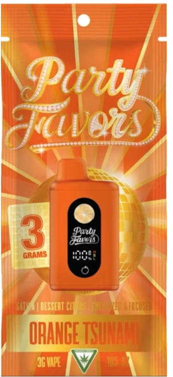 Party Favors Juicebox - Orange Tsunami - Disposable | The Mint