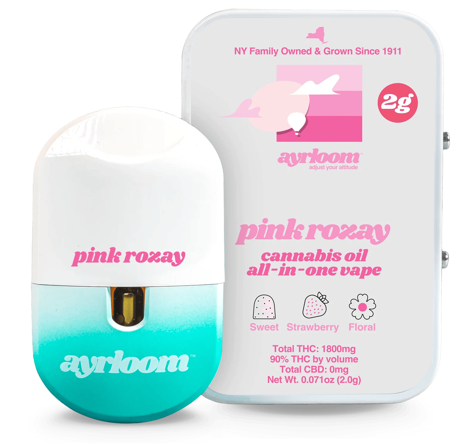Ayrloom | Pink Rozay | AIO | 2g