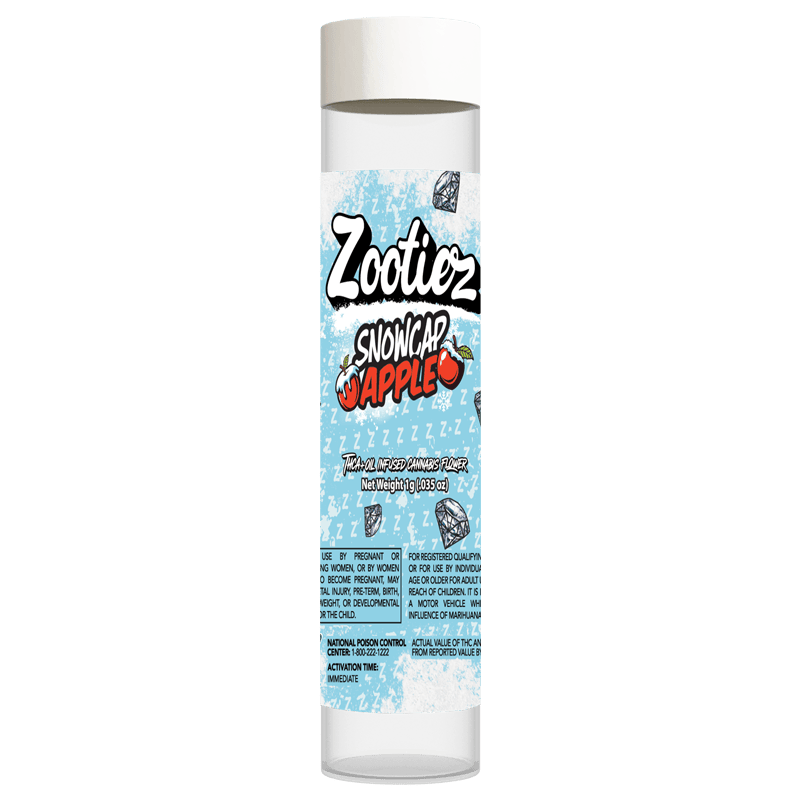 Zootiez - Infused Preroll - - Sativa - **SNOWCAP APPLE** (3/$20)