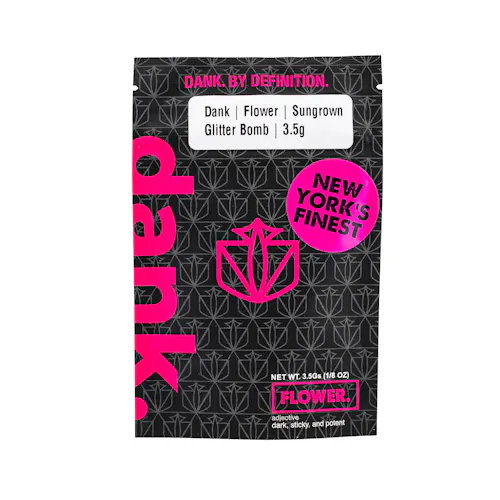 Dank | Sungrown Flower | Glitter Bomb | 3.5g-active