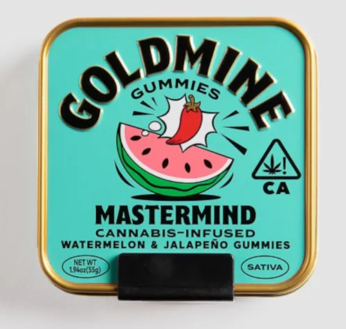 Goldmine Mastermind Watermelon 100mg Gummy-active