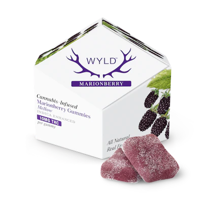 WYLD - 100mg Gummies - Marionberry - EDIBLES by Wyld at King of Budz