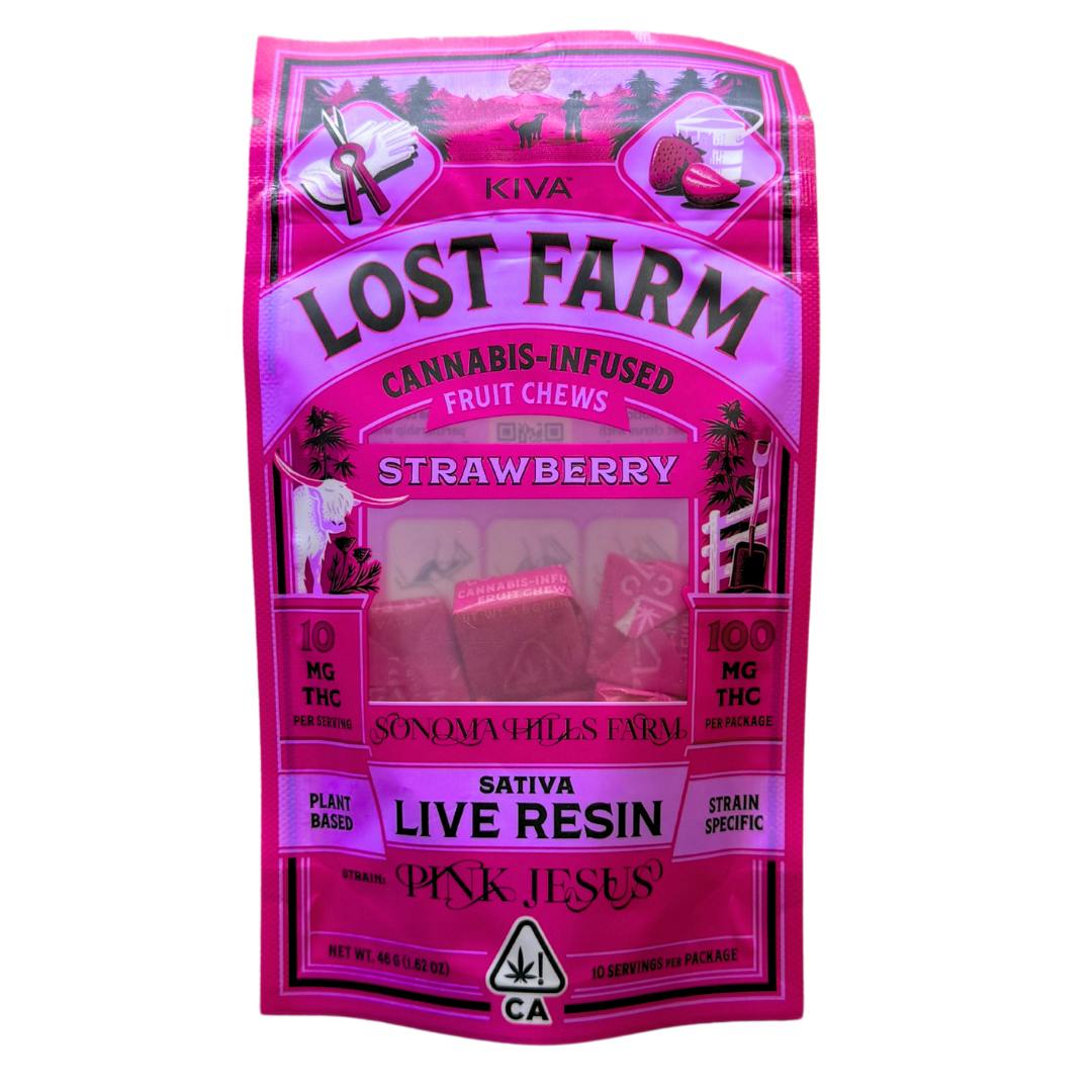 STRAWBERRY LIVE RESIN FRUIT CHEWS